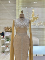 Load image into Gallery viewer, A comfortable and stylish knee-length dress with sleeves, perfect for a family gathering