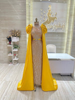 Load image into Gallery viewer, Yellow Dress Qatar