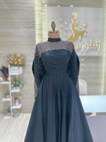 Load image into Gallery viewer, Custom-made party dress designed to flatter your figure.