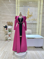 Load image into Gallery viewer, Haute Couture Elegance: A hand-crafted, floor-length gown in white, perfect for a bride on her wedding day.