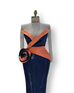 Load image into Gallery viewer, Blue Dress Qatar