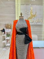 Load image into Gallery viewer, Elegant dress suitable for galas, parties, or special events.