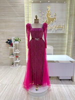 Load image into Gallery viewer, Elegant dress suitable for galas, parties, or special events.