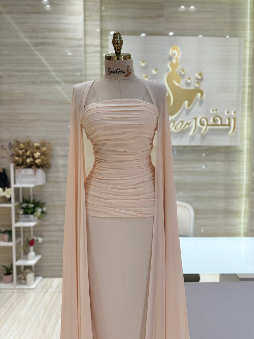 Readymade evening gown