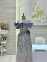 Load image into Gallery viewer, Custom-made party dress designed to flatter your figure.