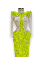 Load image into Gallery viewer, A captivating mauve, double-cloche dress with a flattering waistline, perfect for a special occasion.exclamation