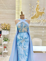 Load image into Gallery viewer, Blue Dresses Doha