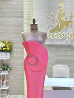 Load image into Gallery viewer, A vintage-inspired double-cloche dress with a flattering silhouette, ideal for a special occasion