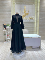 Load image into Gallery viewer, Custom-made party dress designed to flatter your figure.