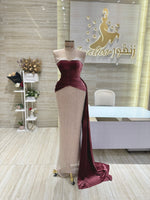 Load image into Gallery viewer, Custom-made party dress designed to flatter your figure.