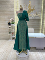 Load image into Gallery viewer, A flowing, sleeveless maxi dress in a soft, shimmering fabric, perfect for a summer evening