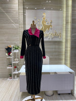 Load image into Gallery viewer, Custom-made party dress designed to flatter your figure.
