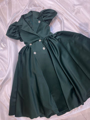 Custom-made party dress designed to flatter your figure.