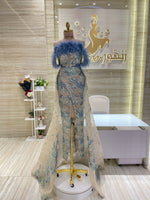 Load image into Gallery viewer, Blue Dress Qatar