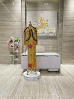 Load image into Gallery viewer, A comfortable and stylish knee-length dress with sleeves, perfect for a family gathering