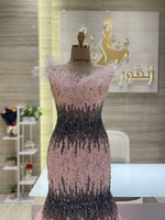 Load image into Gallery viewer, Custom-made party dress designed to flatter your figure.