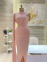 Load image into Gallery viewer, Custom-made party dress designed to flatter your figure.