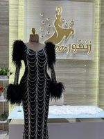Load image into Gallery viewer, Custom-made party dress designed to flatter your figure.