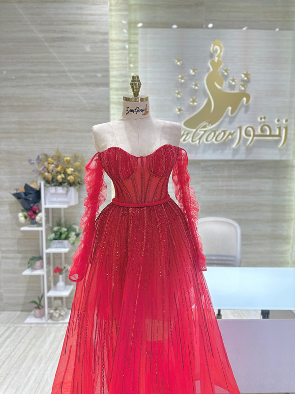 Readymade evening gown