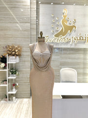 Made-to-order evening gown tailored to your preferences.