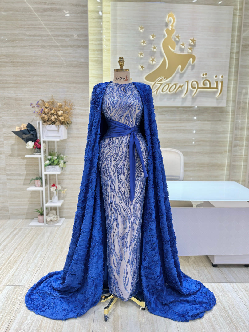 Custom-made evening dress