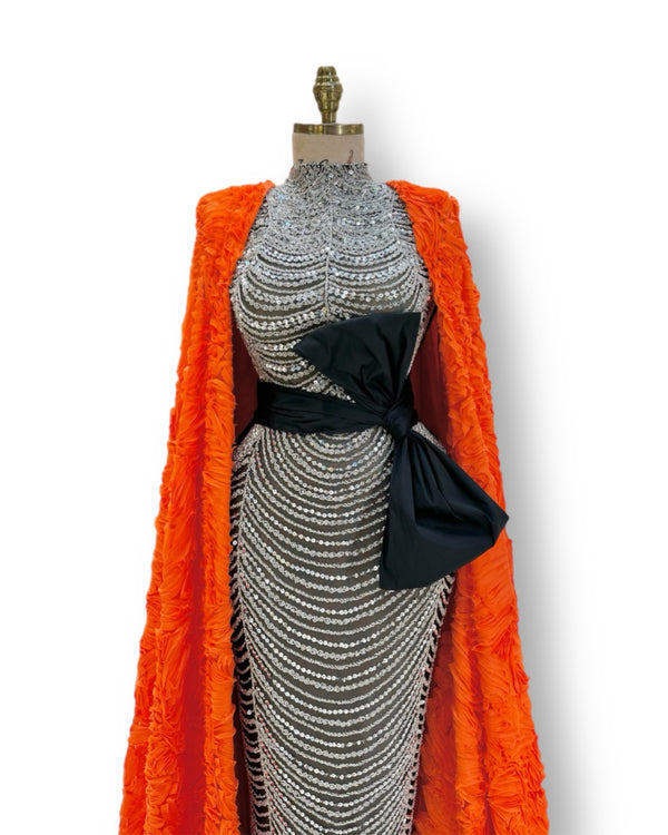 Readymade evening gown