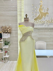 Custom-made evening dress