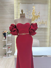 A unique, blue, single-cloche dress crafted with love, perfect for a family gathering.