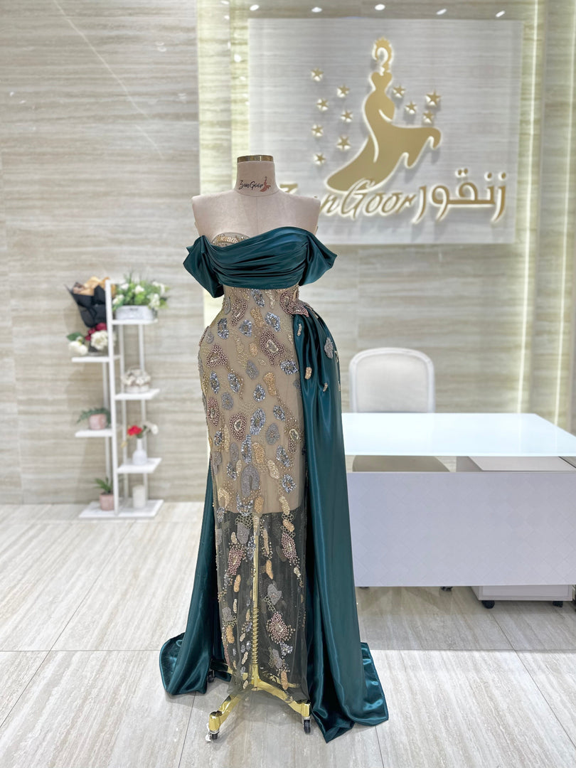 Readymade evening gown