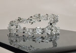 Load and play video in Gallery viewer, Double Row Pearl Crystal Headband Tiara
