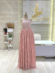Custom-made evening dress