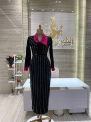 Custom-made party dress designed to flatter your figure.