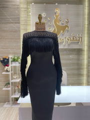 Custom-made evening dress