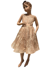 فستان اطفال (بناتي) قصير 
شانتيل اللون بيج اكمام كت (يمكن تركيب اكمام) متوفر للاستلام الفوري او التوصيل (التوصيل مجاني للمشتريات الاونلاين). 