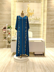 Custom-made party dress designed to flatter your figure.